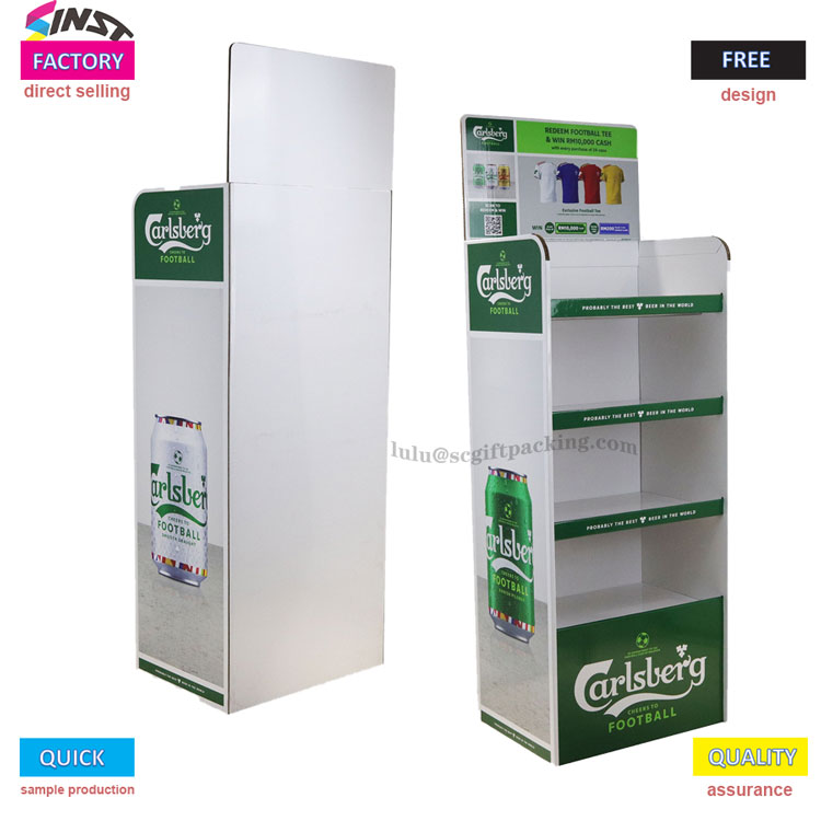 Nola piztu dezake Beer Corrugated Display Rack zaleen kontsumorako ilusioa?