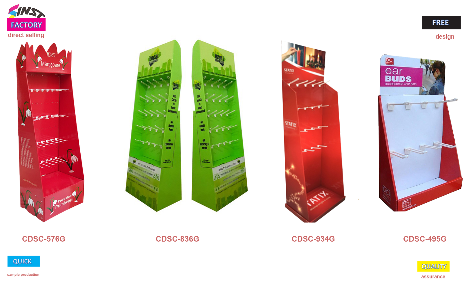 Hanging display rack 